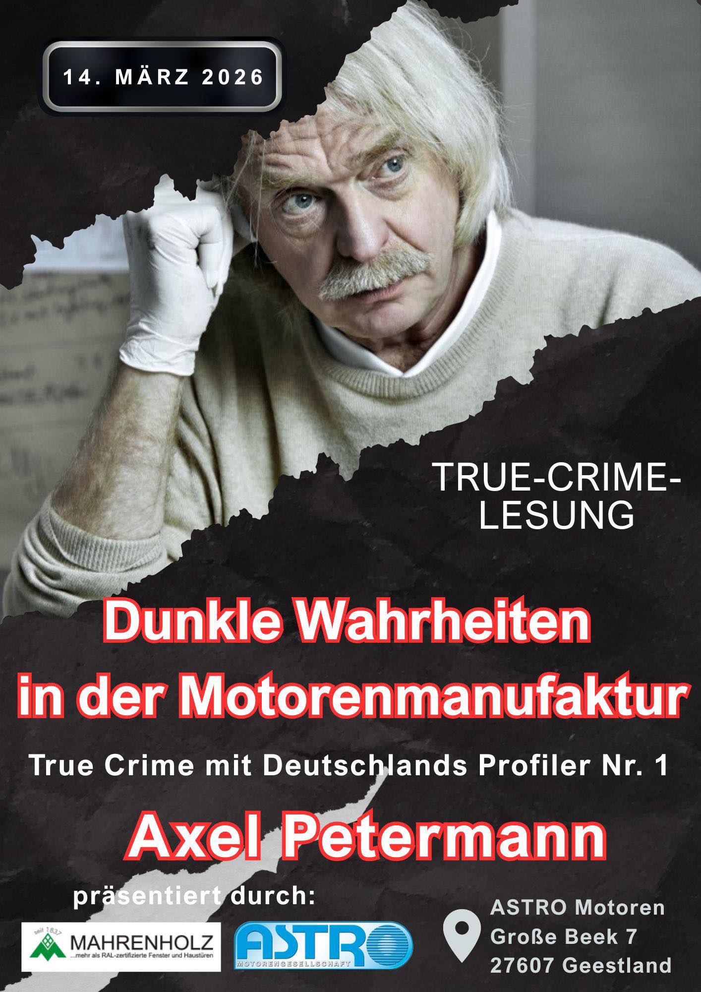 Lesung: Die Psyche des Bösen