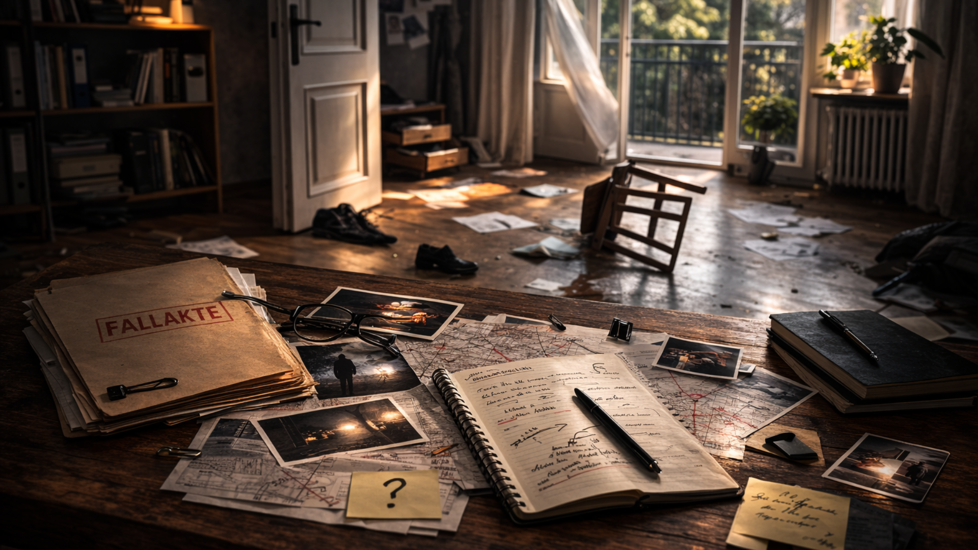 Notizen, Unterlagen und Markierungen als Ausgangspunkt kriminalistischer Arbeit