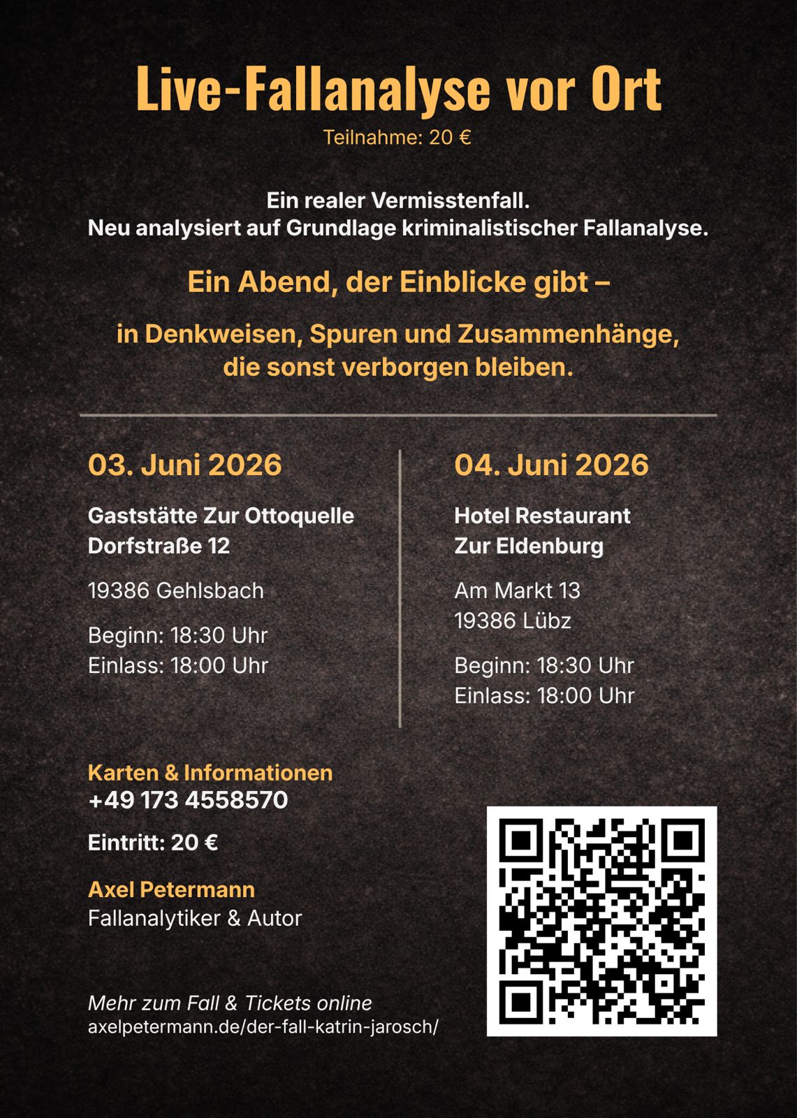 Live-Fallanalyse vor Ort
