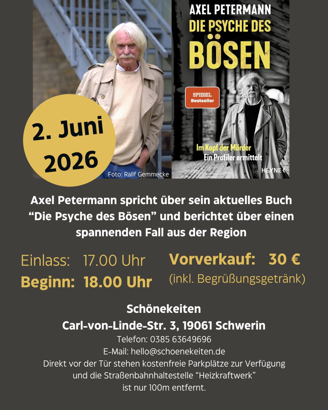 Lesung: Die Psyche des Bösen